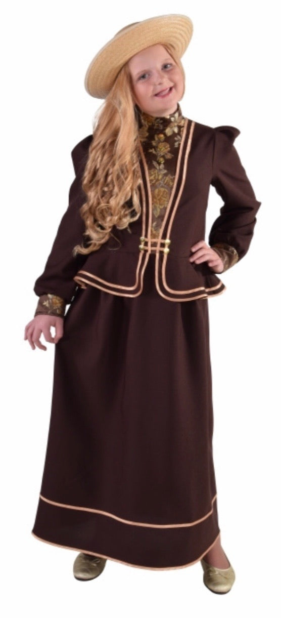 Robe victorienne Marron